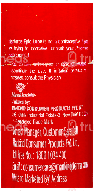 Manforce Epic Strawberry Flavour Lube 60Ml